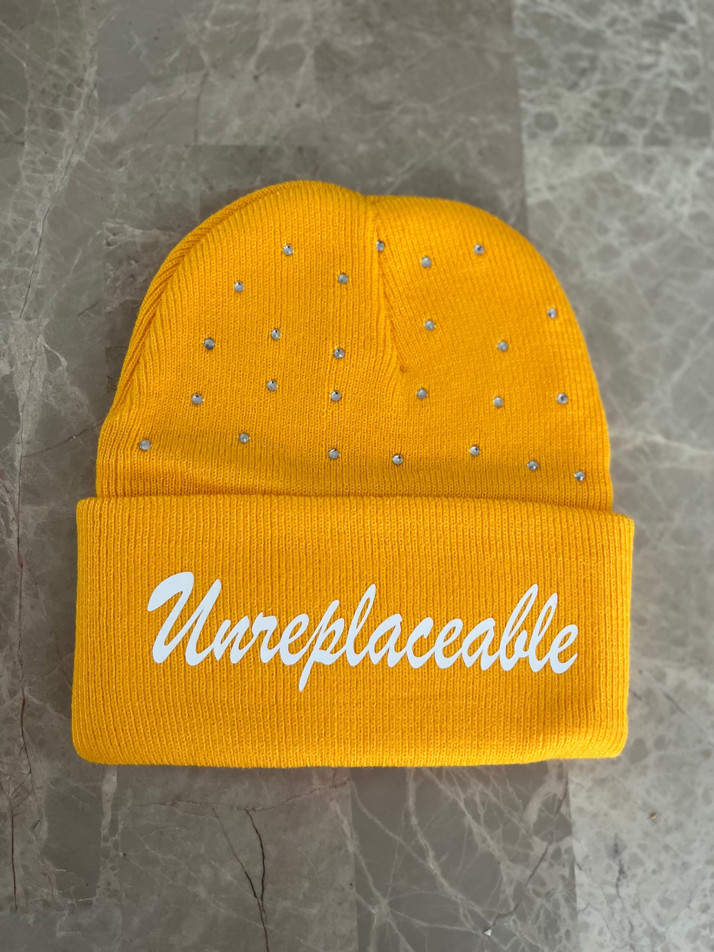 "Unreplaceable Rhinestone" Beanies