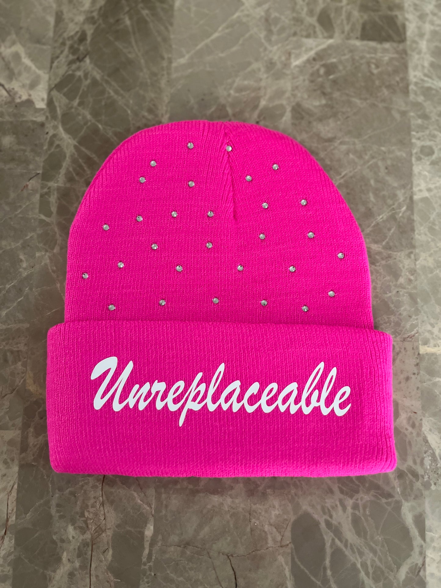"Unreplaceable Rhinestone" Beanies