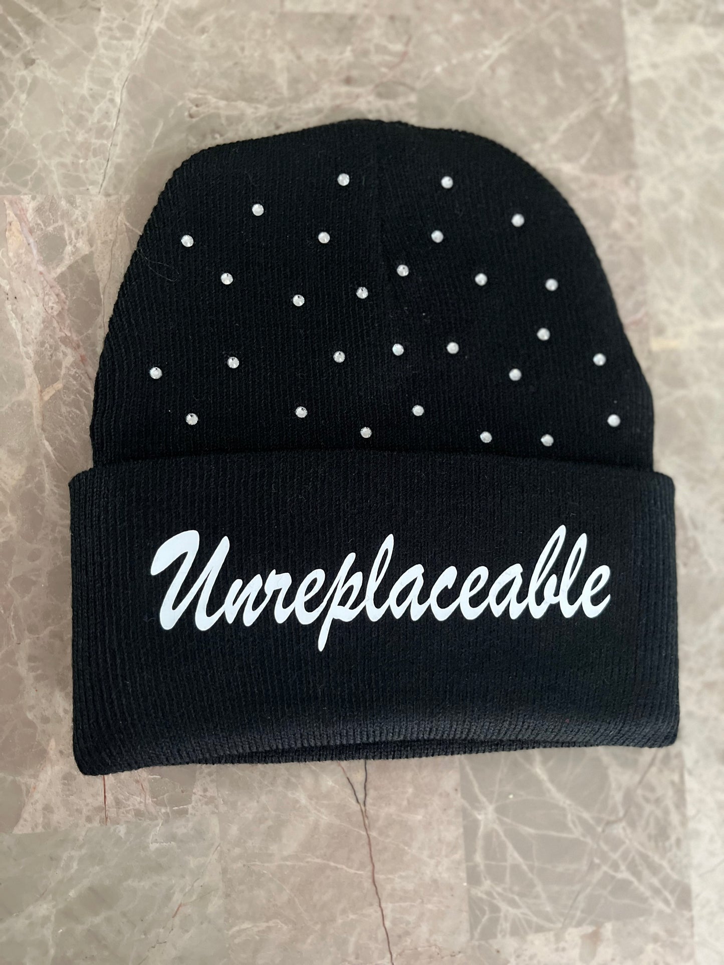 "Unreplaceable Rhinestone" Beanies