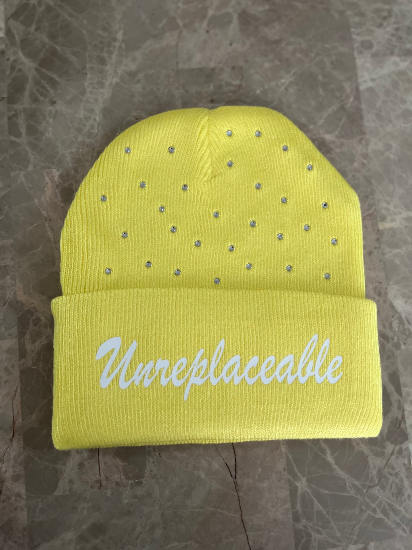 "Unreplaceable Rhinestone" Beanies