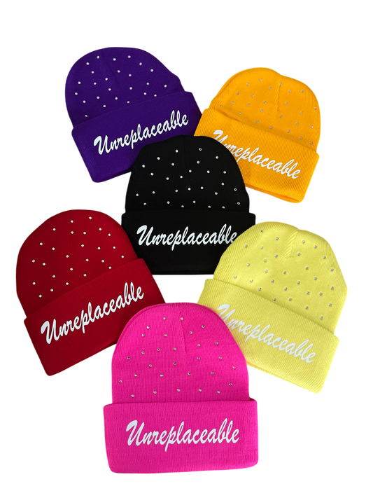 "Unreplaceable Rhinestone" Beanies